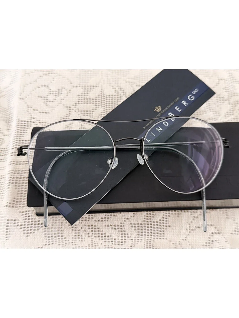 LINDBERG Nomi 51-17 Air Titan Pilot Aviator TB145 Col K228 Air Titanium Gray